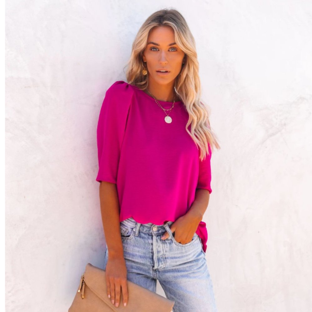 LUCJA Puff Sleeve Blouse